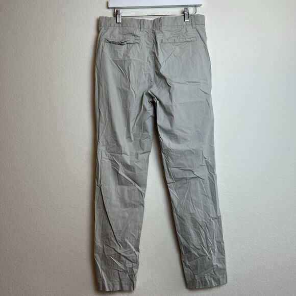 Everlane Pants Men’s 32x32 Gray Chino Straight Pockets Casual Zip Classic Preppy - Picture 6 of 11